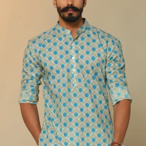 Sanganeri Kurta for men